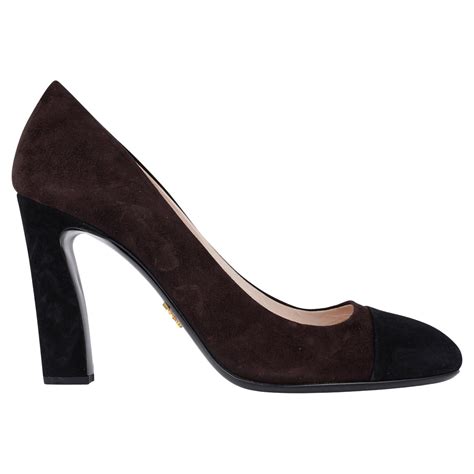 prada pumps black brown|prada shoes.